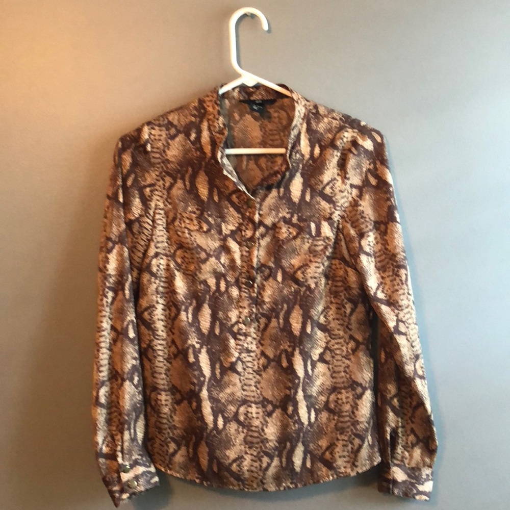 Reptile Polyester H&M Blouse